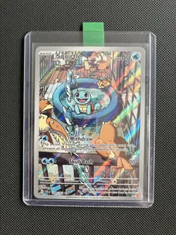 Pokemon TCG Squirtle 148/142 Stellar Crown Secret Rare Card Near Mint Condition - Image 1
