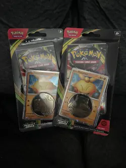 Pokemon TCG Mega Evolution Perfect Order Checklane Booster Pack Makuhita x2 - Image 1