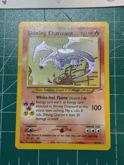 Pokemon TCG Shining Charizard 107/105 Neo Destiny Holo Secret Rare English - Image 2