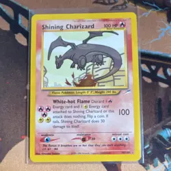 Pokemon TCG Shining Charizard 107/105 Neo Destiny Holo Secret Rare English Unlim - Image 1