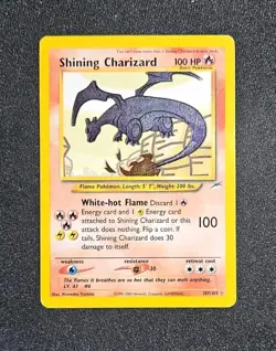 Shining Charizard Neo Destiny Secret Rare Holo 107/105 Pokemon WOTC Vintage - Image 1