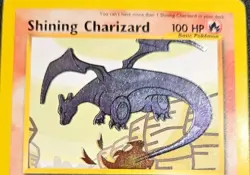 Shining Charizard Neo Destiny Secret Rare Holo 107/105 Pokemon WOTC Vintage - Image 2