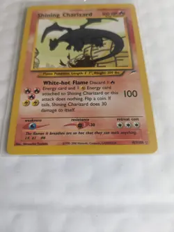 Shining Charizard 107/105 Neo Destiny Holo Secret Rare Pokemon Card 2002 LP - Image 2
