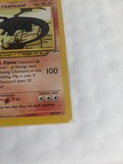 Shining Charizard 107/105 Neo Destiny Holo Secret Rare Pokemon Card 2002 LP - Image 3