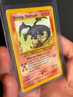 Pokemon Shining Charizard 107/105 Neo Destiny Secret Rare Holo WOTC Raw Vintage - Image 2