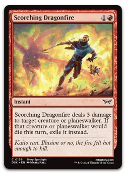 Scorching Dragonfire #156 (NM) Duskmourn DSK Magic MTG - Image 1