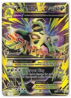 M Tyranitar EX 92/98 XY Ancient Origins Mega Full Art Holo Ultra Rare English - Image 1