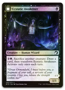 Ecstatic Awakener #100 (Foil) (NM) Midnight Hunt MID Magic MTG - Image 1