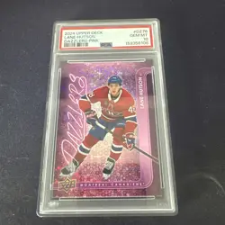 2024 UPPER DECK LANE HUTSON DAZZLERS PINK ROOKIE #DZ76 PSA 10 - Image 1