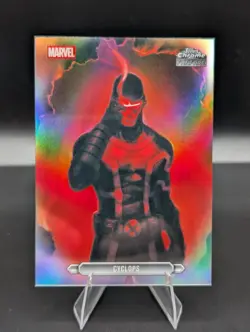 🔥2026 Topps Chrome Marvel #FF-10 Cyclops FANFARE Beautiful CLEAN CARD🔥 - Image 1