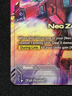 Neo Zeong GD04-033 LR+ NM Gundam Card Game Phantom Aria - Image 2
