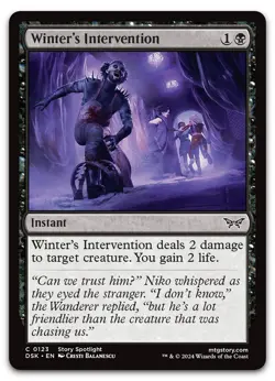 Winter's Intervention #123 (NM) Duskmourn DSK Magic MTG - Image 1
