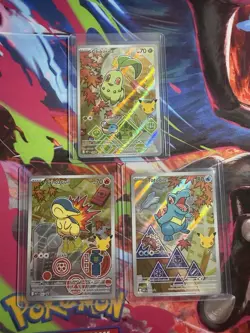 Pokemon First Partner Illustration Collection Series 2 JOHTO GEN 2 SET NM - Image 1