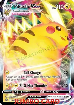 Pokemon TCG Pikachu VMAX Sword & Shield SWSH286 Holo Promo Promo - Image 1