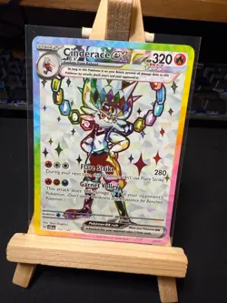 Pokemon TCG Cinderace ex 157/142 – Full Art – Stellar Crown – Near Mint - Image 1
