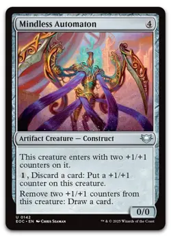 Mindless Automaton #142 (NM) Edge of Eternities EOC Magic MTG - Image 1