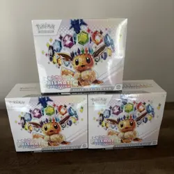 Lot of (3) Pokemon TCG Prismatic Evolutions Elite Trainer Boxes SEALED ETB - Image 1