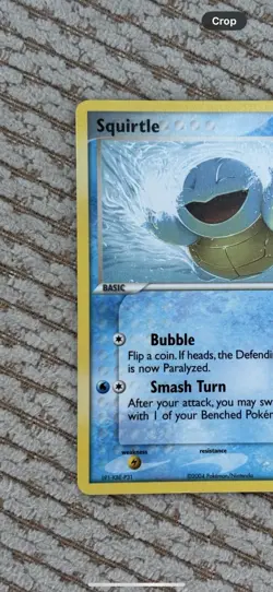 Pokemon TCG Squirtle 83/112 FireRed & LeafGreen Regular Common 2004 (NM) - Image 3