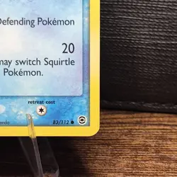 Pokemon TCG Squirtle 83/112 EX FireRed & LeafGreen Common Regular Basic 50 HP - Image 3