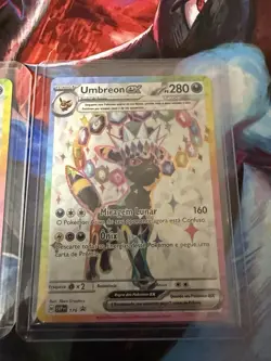 Pokemon TCG Espeon ex #175 Umbreon ex #176 Scarlet Violet Promo Portuguese Holo - Image 3