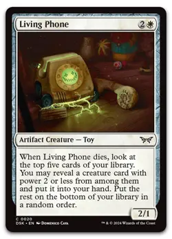 Living Phone #20 (NM) Duskmourn DSK Magic MTG - Image 1