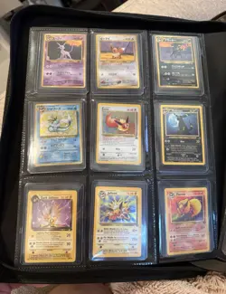 Nintendo Pokemon TCG Japanese Holo Lot 9 Vintage 1999 Eevee Umbreon Jolteon - Image 1