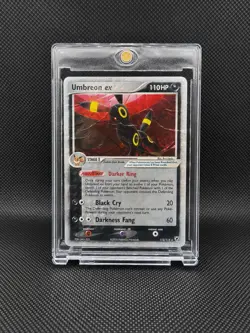 Pokemon TCG UMBREON UNSEEN FORCES 112/115 Ultra Rare Holo - PSA 1 Potential - Image 1