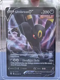 Umbreon V 094/203 Evolving Skies Holo Ultra Rare Single Strike Pokemon TCG - Image 3