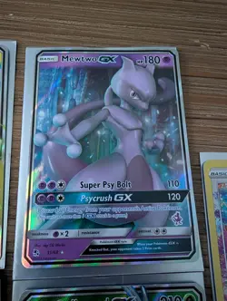 Pokemon Company Pokemon TCG GX Holo 5-Card Lot - Raichu Mewtwo Umbreon - Image 5
