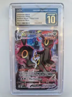 Pokemon Umbreon VMAX TG23/TG30 CGC PRISTINE 10 Brilliant Stars Pokemon TCG 2022 - Image 1