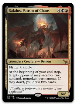 Rakdos, Patron of Chaos #224 (NM) Murders Karlov Manor MKM Magic MTG - Image 1
