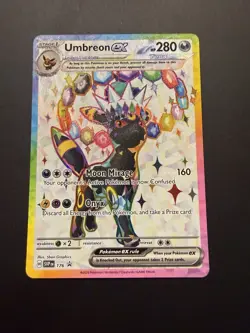 Pokemon TCG Umbreon ex 176 Promo Cards Holo Full Art Promo EN 2025 HP280 - Image 1