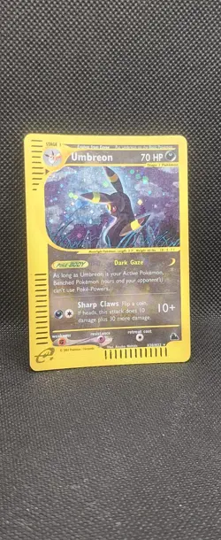 Pokemon TCG Umbreon Skyridge H30 Holo Holo Rare MP Belly Swirl WOTC Vintage - Image 3