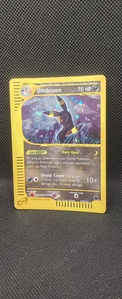 Pokemon TCG Umbreon Skyridge H30 Holo Holo Rare MP Belly Swirl WOTC Vintage - Image 4