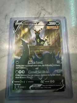 Pokemon TCG Umbreon V 189/203 Evolving Skies SWSH07 Alternate Full Art - Image 2