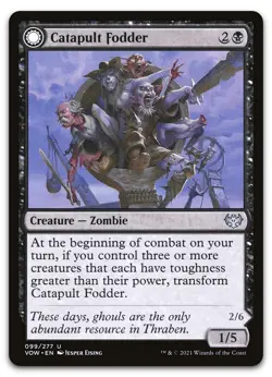 Catapult Fodder #99 (NM) Crimson Vow VOW Magic MTG - Image 1