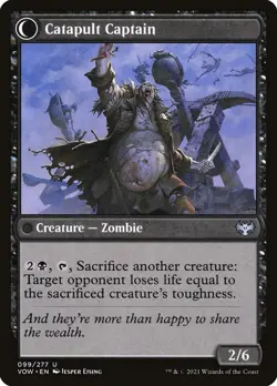 Catapult Fodder #99 (NM) Crimson Vow VOW Magic MTG - Image 2