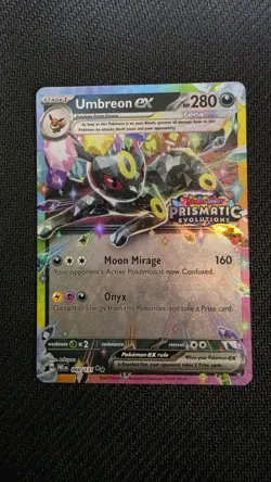Umbreon ex 060/131 Prismatic Evolutions Stamped Promo Pokemon TCG NM - Image 1