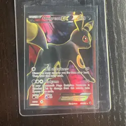 Pokemon TCG Umbreon EX Full Art Ultra Rare Card 119/124 XY Fates Collide - Image 1