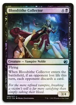 Bloodtithe Collector #90 (Foil) (NM) Midnight Hunt MID Magic MTG - Image 1