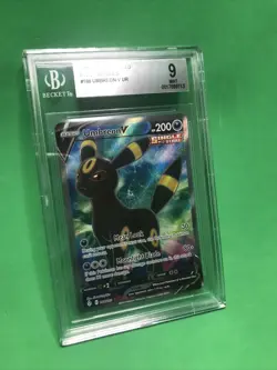 BGS 9 MINT Umbreon V Full Art UR 188/203 Evolving Skies 2021 Pokemon TCG - Image 2