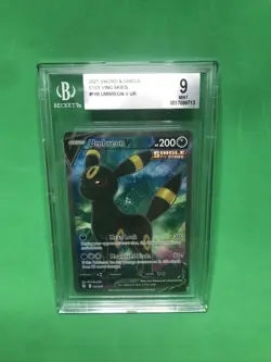 BGS 9 MINT Umbreon V Full Art UR 188/203 Evolving Skies 2021 Pokemon TCG - Image 4