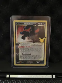 Pokemon TCG Umbreon Gold Star 17/17 Celebrations Classic Collection NM Condition - Image 1