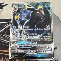Pokemon TCG Umbreon GX SM36 & Sylveon GX 92a/145 Holo Promo Lot of 2 - Image 2