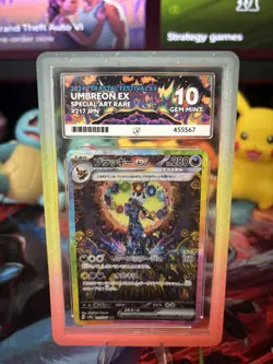 Pokemon TCG: Umbreon EX - ACE 10 - 217/187 - Terastal Festival - SAR Japanese - Image 1