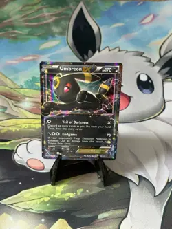 Pokemon Umbreon-EX TCG Fates Collide Holo Card 55/124 Rare - Image 1