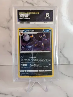 Pokemon Umbreon TCG SWSH129 Black Star Promo Ace 8 - Image 1