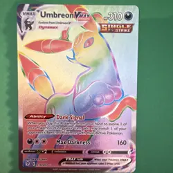 Pokemon TCG Umbreon VMAX 214/203 Evolving Skies Holo Secret Rare EN 2021 310HP - Image 3