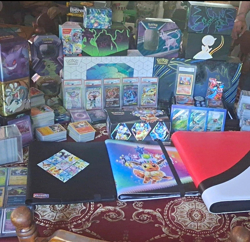 Pokemon TCG PSA Graded Slabs Lot w/ Binder, Holo/Foil Charizard ex Umbreon - Image 1