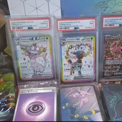 Pokemon TCG PSA Graded Slabs Lot w/ Binder, Holo/Foil Charizard ex Umbreon - Image 3